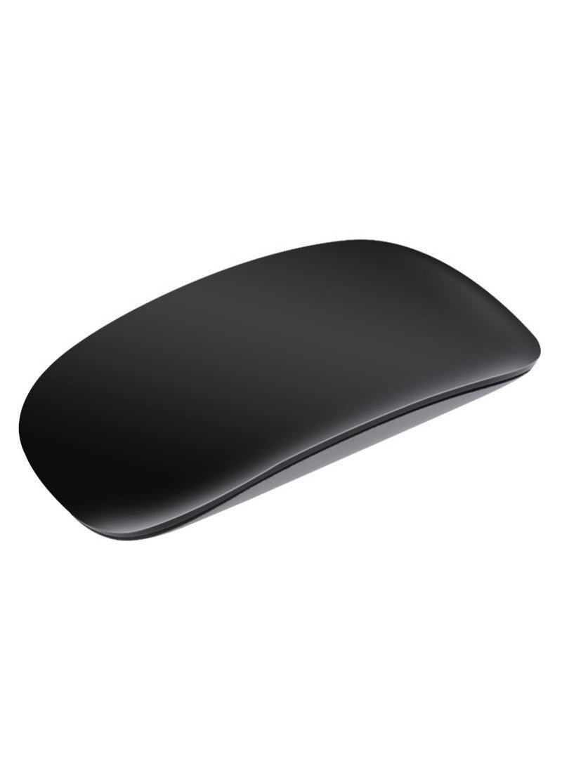 Magic Rechargeable Wireless Touch Scroll Optical Mouse Strong Bluetooth 5.1 Connection 1200 DPI Precision Sensor Ambidextrous Design for iPad iMac Desktop & Laptop in Elegant Black - Image 3