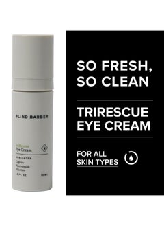 Blind Barber Regimen Skin Care Set Face Scrub Under Eye Cream Supercharged Face Toner Rice Bran Facial Cleanser & Hydrating Balm 5 Mens Skin Care Products For Daily Use (5 Count)  - Image 2