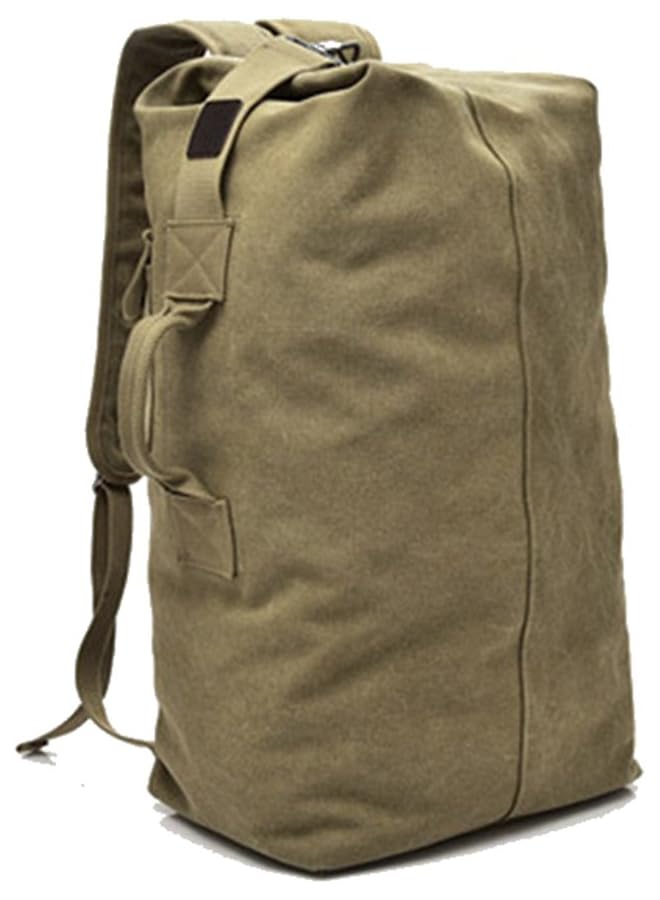 PROMASS حقيبة سفر تسلق بسعة كبيرة حقيبة عسكرية تكتيكية حقيبة دفل علوية بحزام مزدوج حقيبة ظهر قماش