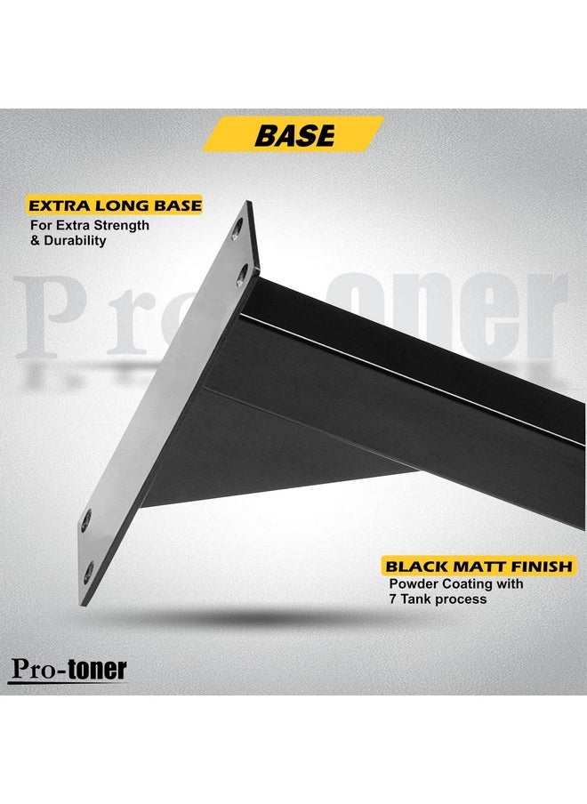 Protoner Wall Mountable Dips Bar for Dips and Leg Raise, for Home and Gym  - Image 5