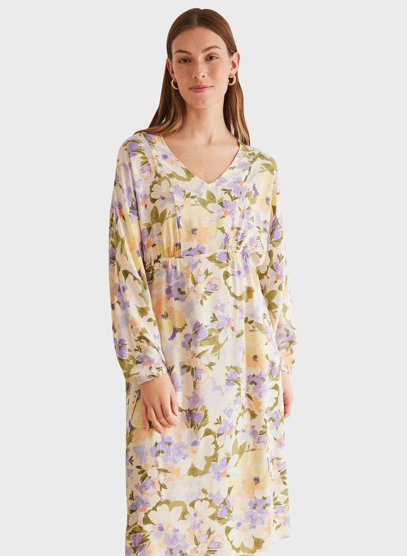 women'secret Floral Midi Dress