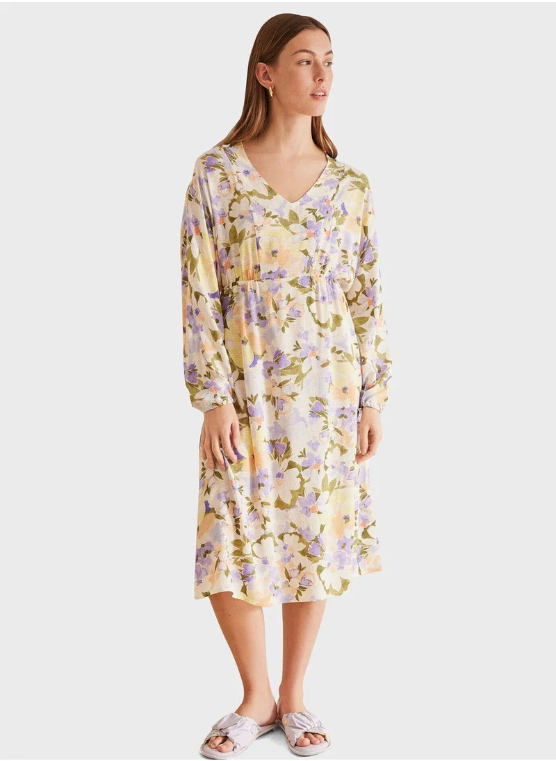 ومن سيكريت Floral Midi Dress