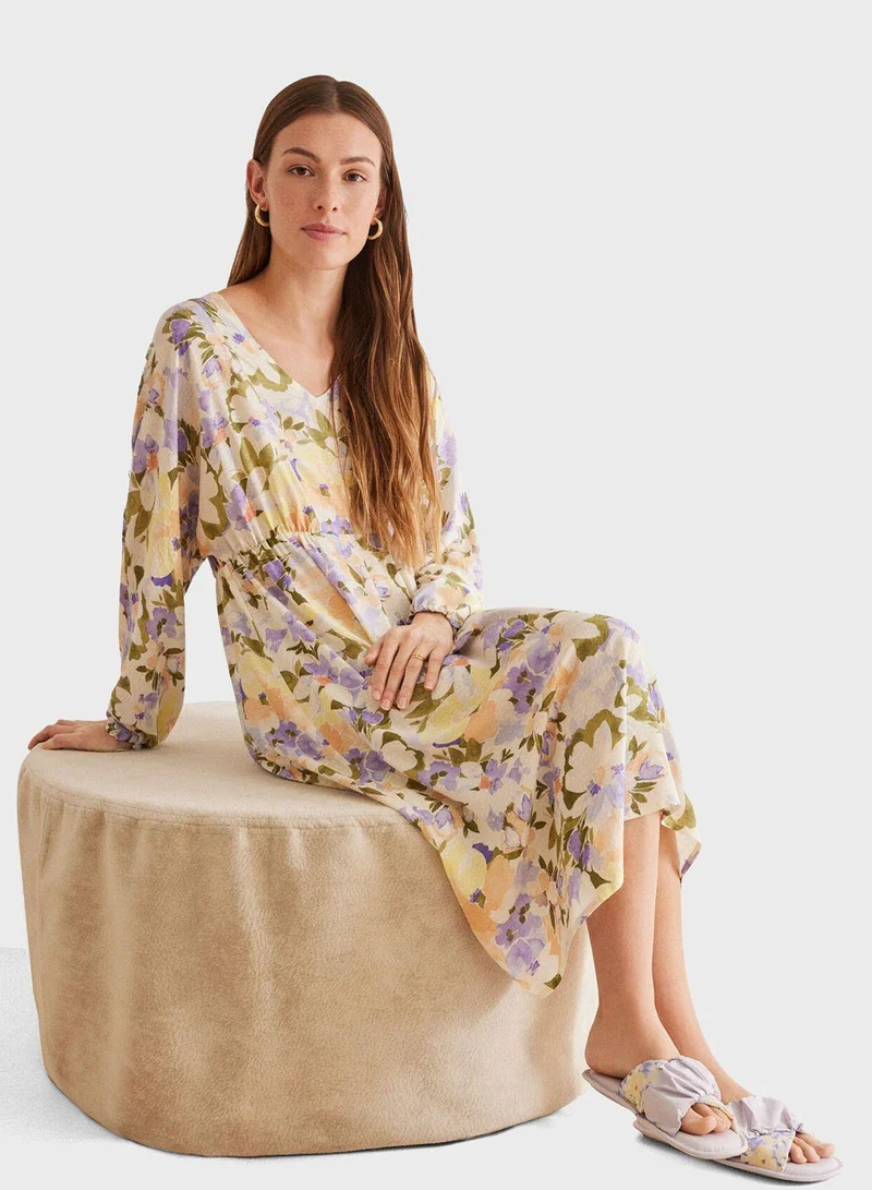 women'secret Floral Midi Dress