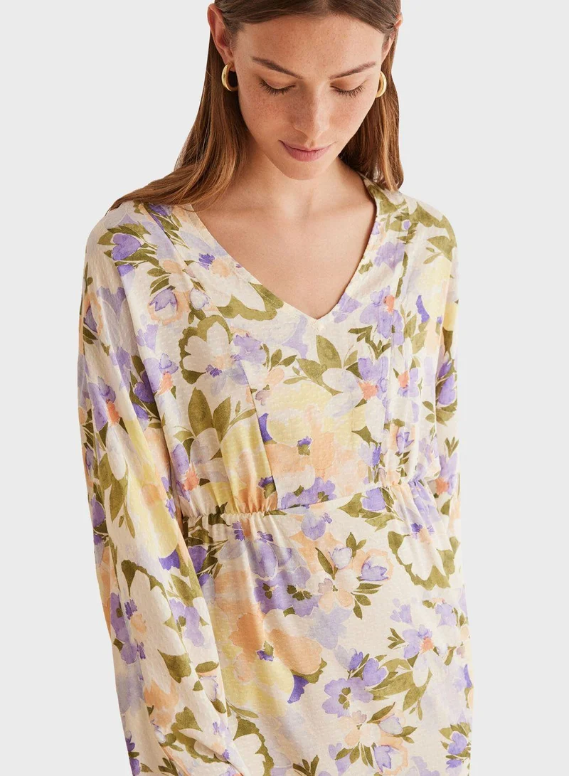women'secret Floral Midi Dress
