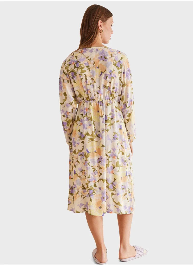 ومن سيكريت Floral Midi Dress