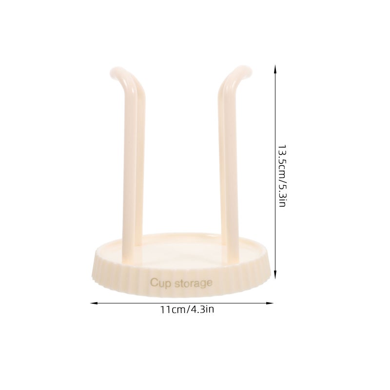 Bathroom Cups Dispensers Water Cups Storage Holder Rinsing Cups Holder Coffee Cup Racks For Vanity Sink Countertop - Image 4