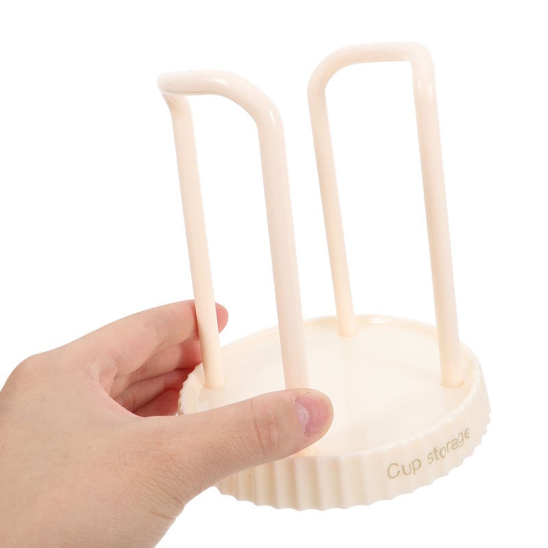 Bathroom Cups Dispensers Water Cups Storage Holder Rinsing Cups Holder Coffee Cup Racks For Vanity Sink Countertop - Image 3