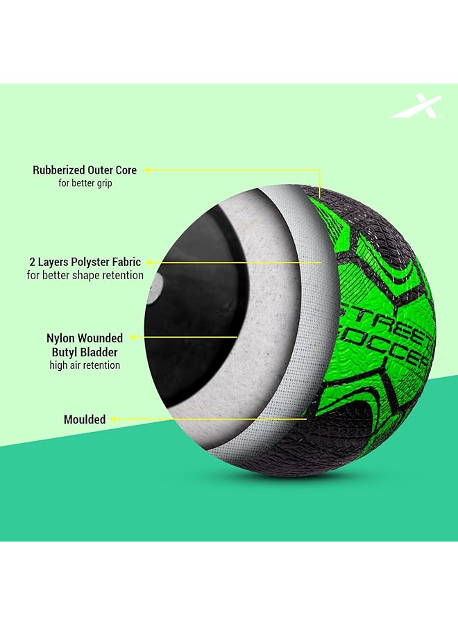 Vector X Street Soccer Rubber Molded Football Size 5 - Image 2