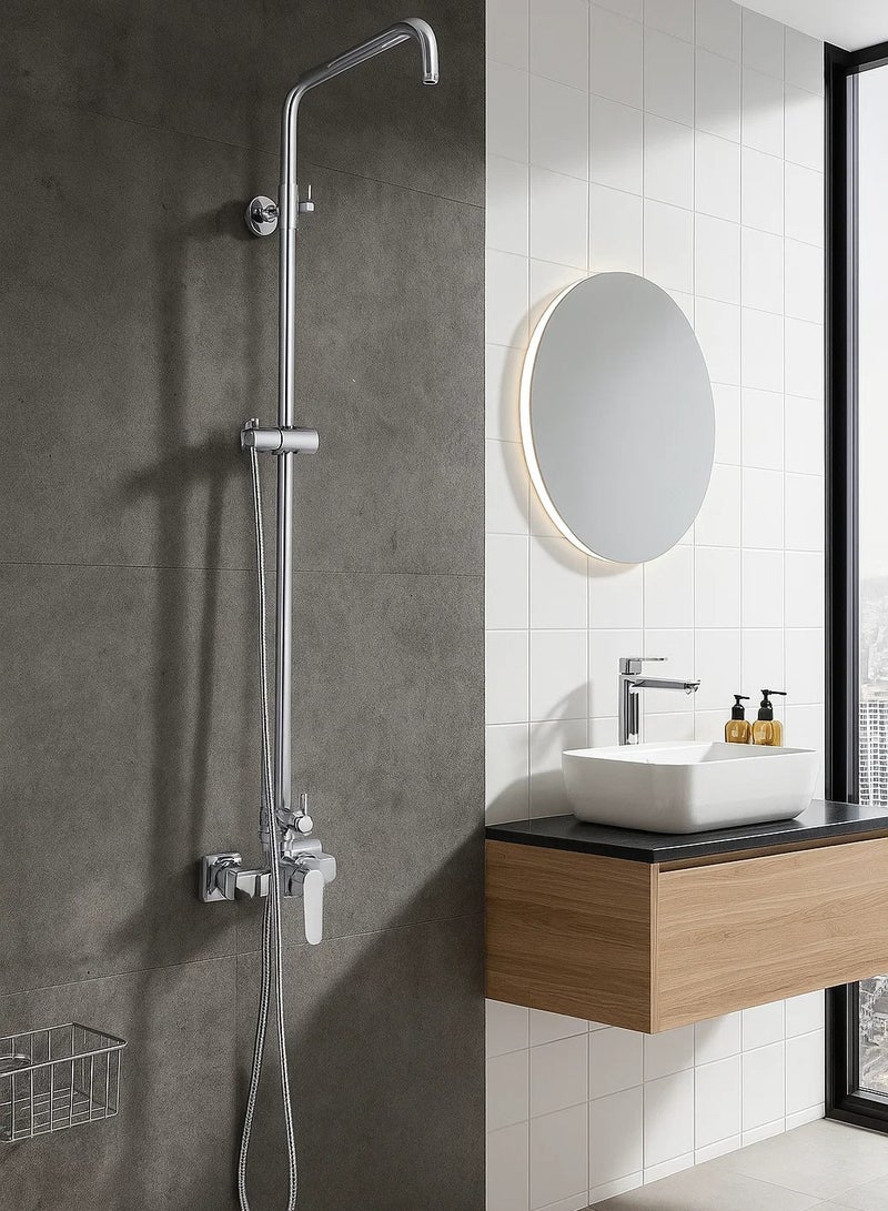 لوفت EXPOSED SQUARE SHOWER COLUMN SET CP - Image 1