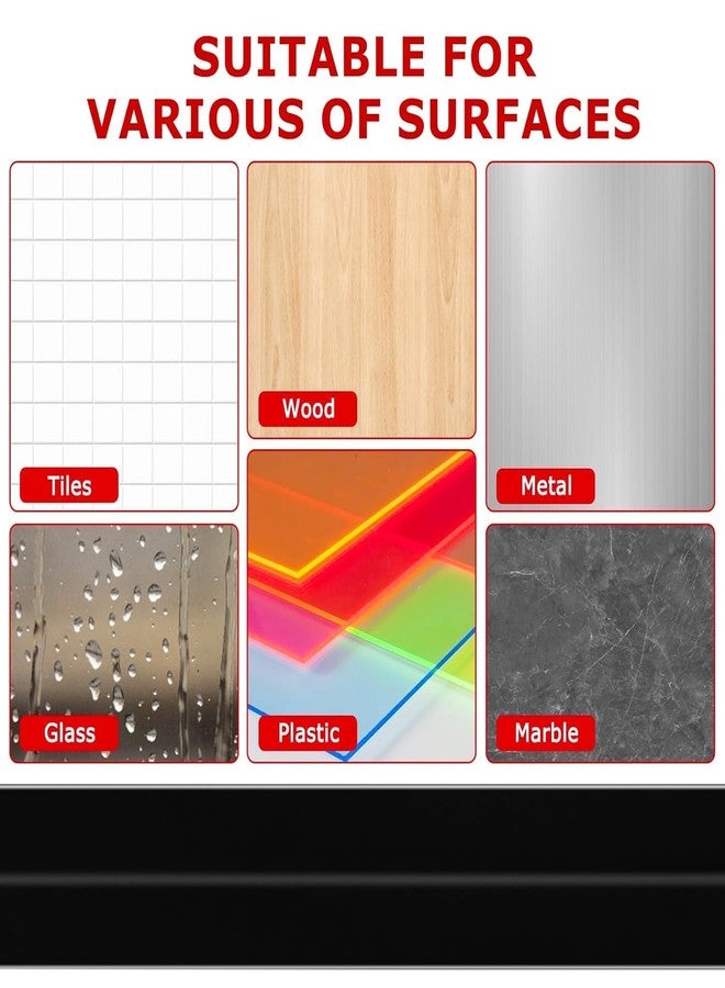 Drofail قالب زخرفي مرن للزوايا الداخلية والخارجية من دروفيل، واقيات الزوايا وشريط مانع للتسرب، يوضع في حافة الطاولة وإطار الباب وقاعدة الجدار للحماية والديكور (أسود، 3 أمتار) - Image 5