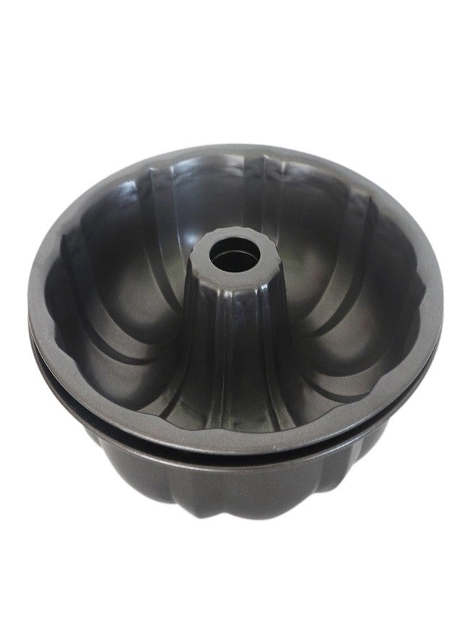 Proshopping 7 Inch Cake Pan, Carbon Steel Fluted Tube Pan, Nonstick Gugelhupf Cake Mold, Medium Size Round Baking Tin for Homemade Pound Cakes, Jello, Gelatin - 2 Packs - Image 3