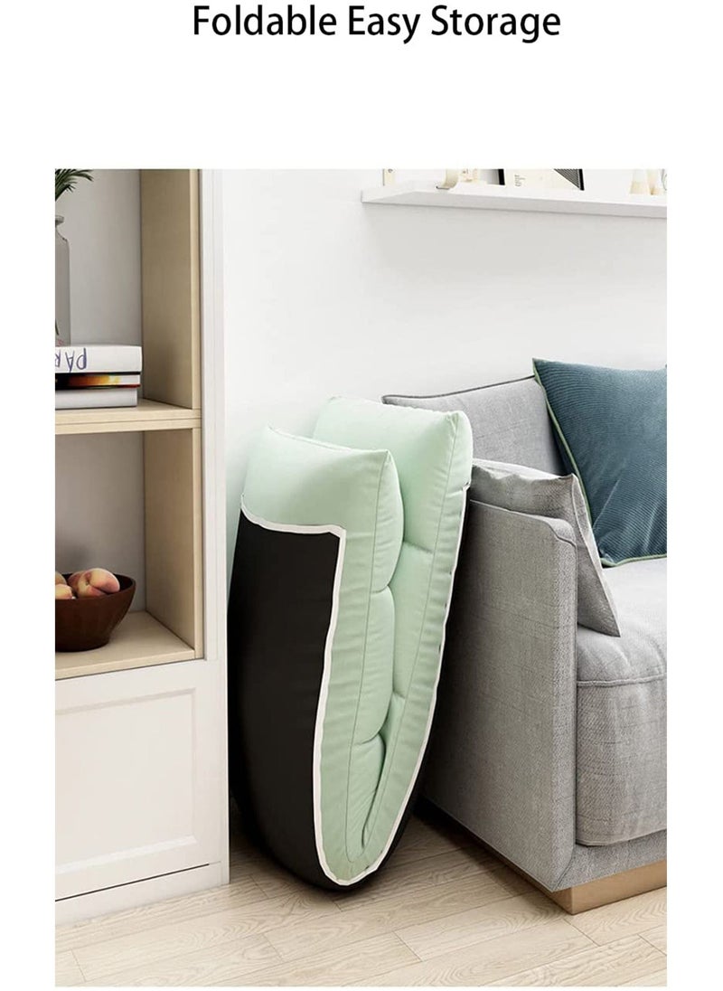 GT-Wheel - Lazy Floor Chair Adjustable Sofa Folding Cushion for Games Reading - Image 1