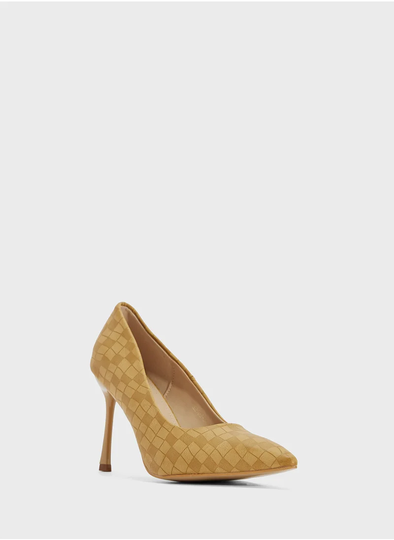 ايلا Woven High Heeled Pump