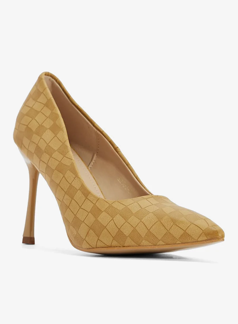 ELLA Woven High Heeled Pump
