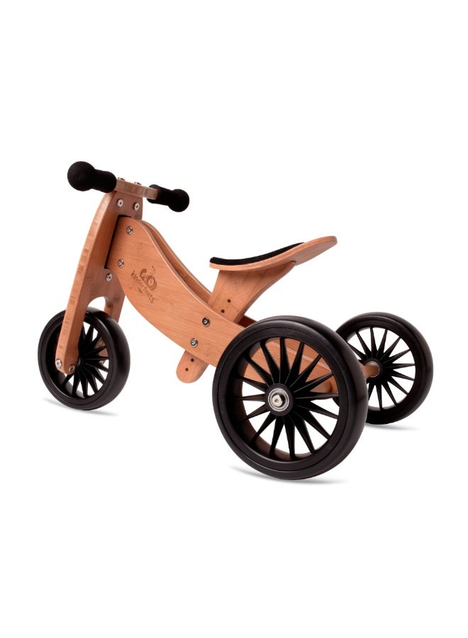 Kinderfeets Tiny Tot 2-in-1 Wooden Balance Bike - Premium High Quality Toddler Walker - Image 1