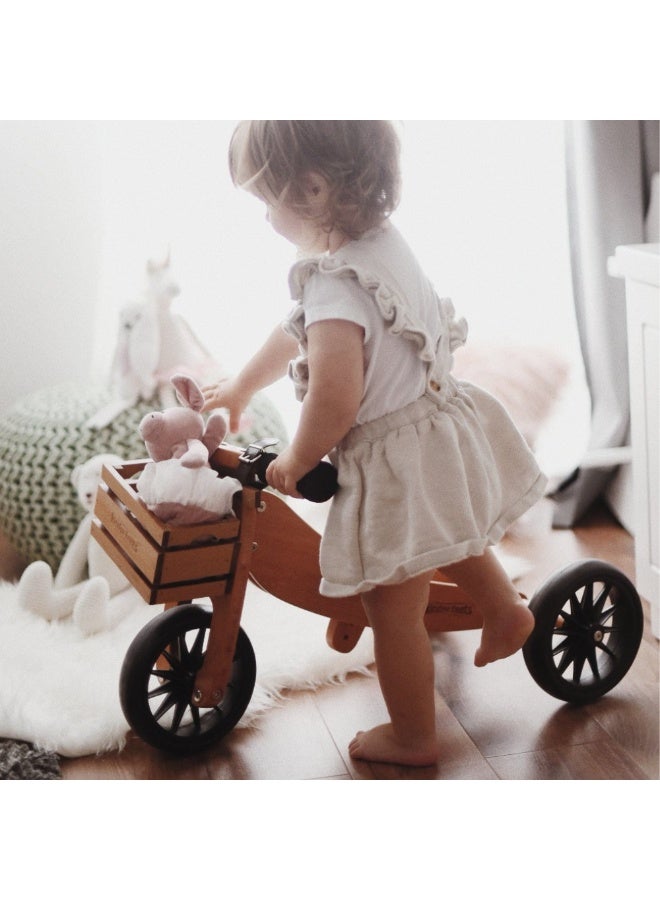 Kinderfeets Tiny Tot 2-in-1 Wooden Balance Bike - Premium High Quality Toddler Walker - Image 3