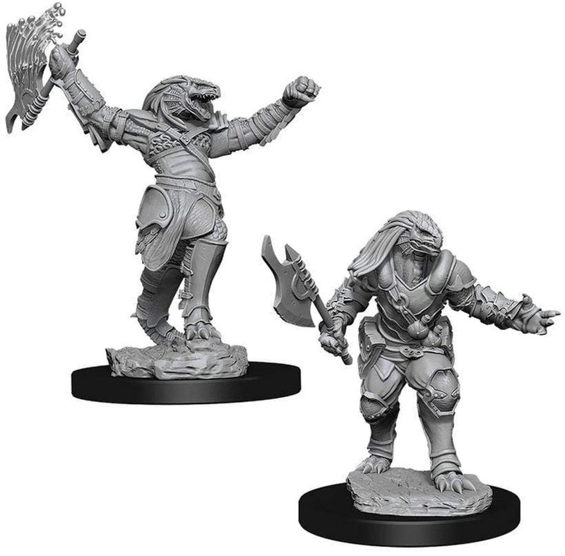 NECA D&D Nolzur's Marvelous Miniatures: Dragonborn Male Fighter with Spear - Image 2