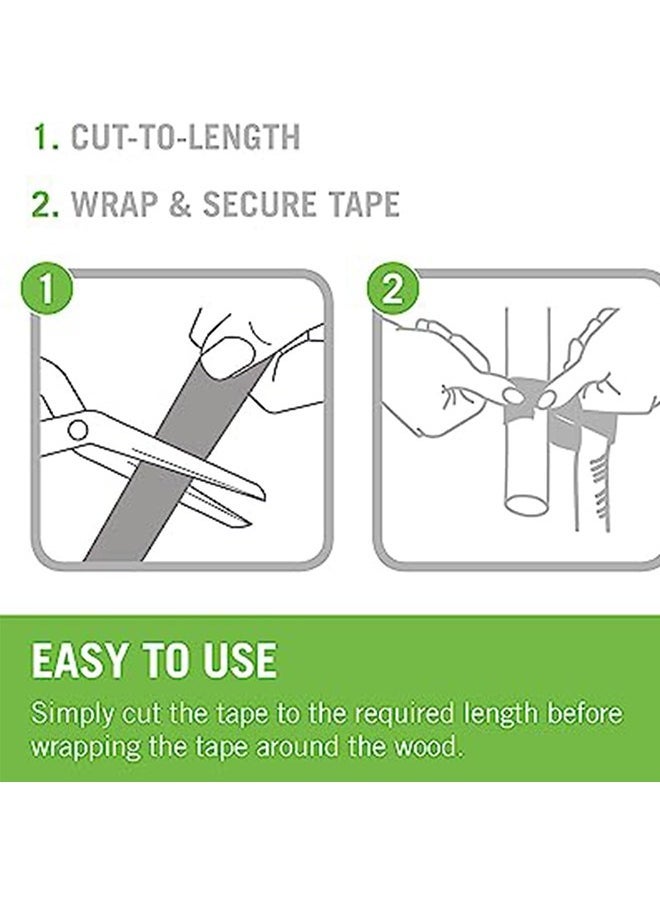 Hihonor Plant Ties,Reusable Nylon Plant Ties,5m Self-Adhesive Tape,Adjustable Plant Holder for Growing Trees/Veggies(0.6 in X 16.4 Ft)  - Image 5