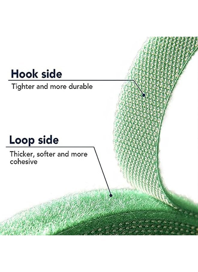 Hihonor Plant Ties,Reusable Nylon Plant Ties,5m Self-Adhesive Tape,Adjustable Plant Holder for Growing Trees/Veggies(0.6 in X 16.4 Ft)  - Image 4