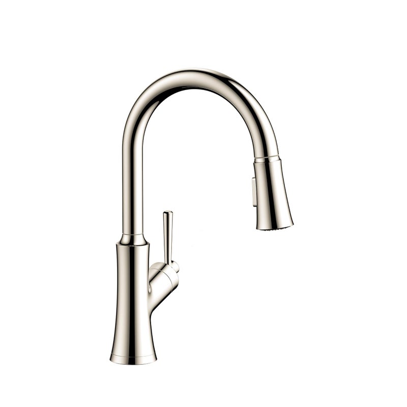 Hansgrohe 4793830 Joleena 1.75 GPM 2-Spray Pull-Down HighArc Kitchen Faucet, 15.8-Inches Tall, Polished Nickel - Image 5