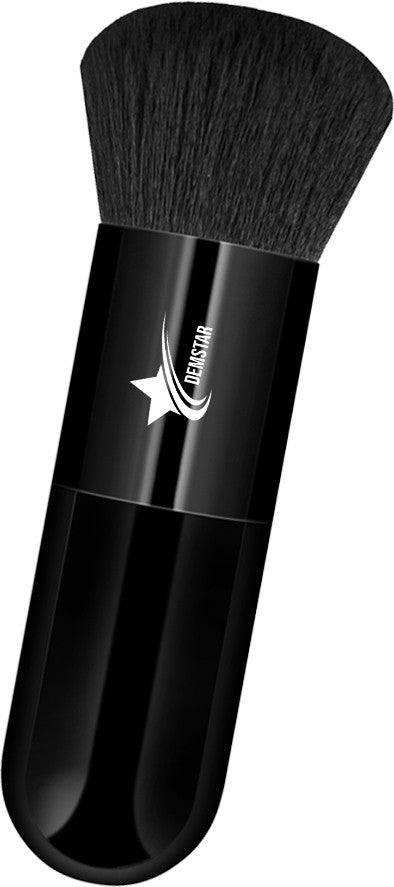 Demstar Professional Make-Up Luxury Full Black Kabuki Foundation and Blush Makeup Brush  - Image 2