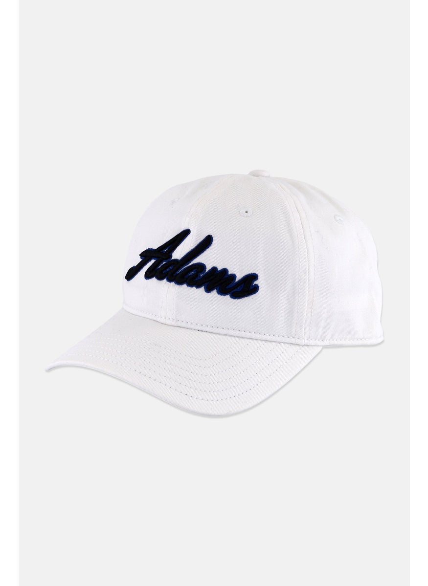 Men Embroidered Logo Adjustable Cap, White - pzsku/Z905BB257F423774F3ADAZ/45/_/1737642456/42fa723f-54ed-4112-acb1-1fdb58ae2c90