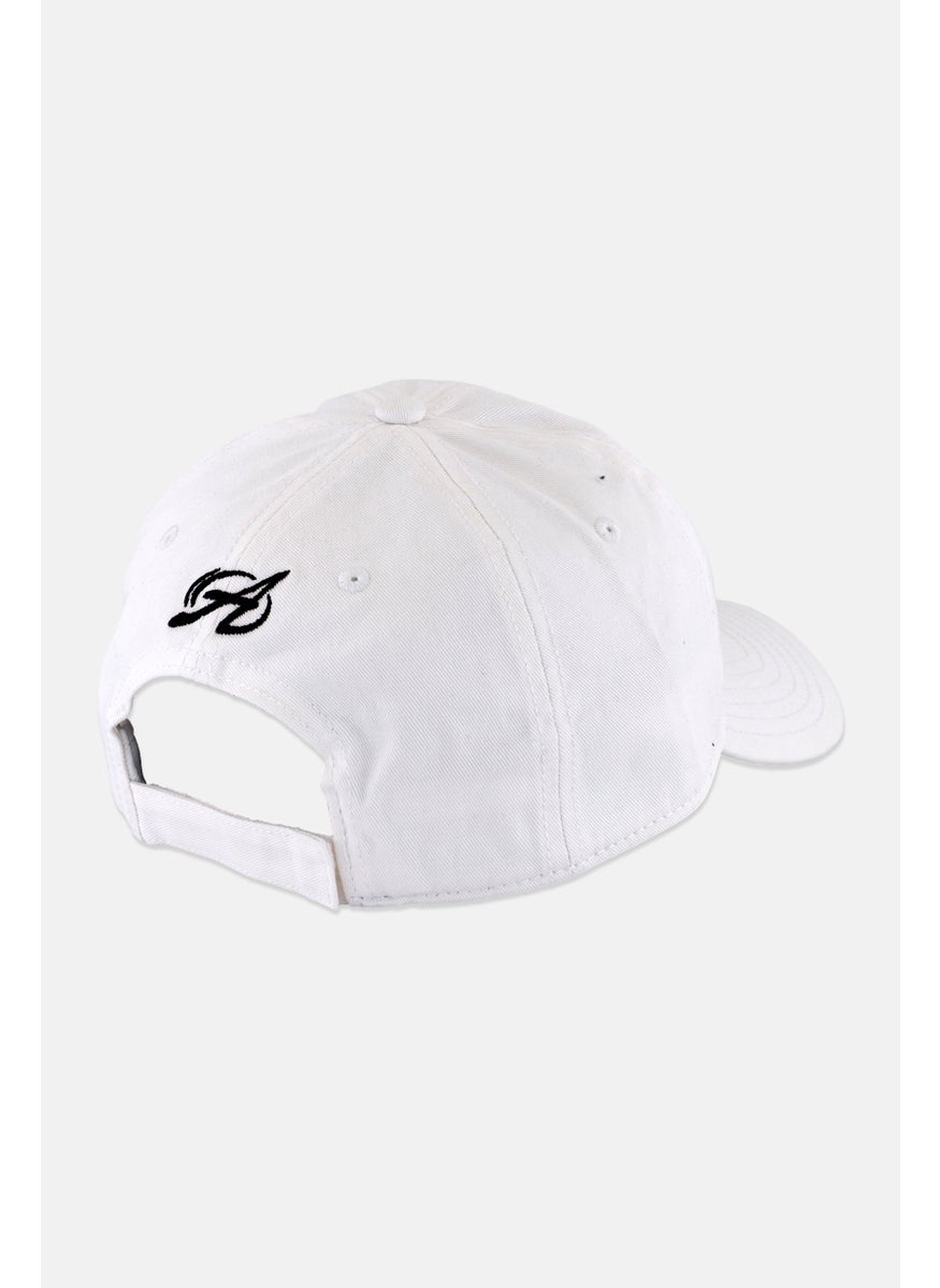 Men Embroidered Logo Adjustable Cap, White - pzsku/Z905BB257F423774F3ADAZ/45/_/1737642457/2e0598c6-6703-4bfd-8bcc-bd3efb14b1c1