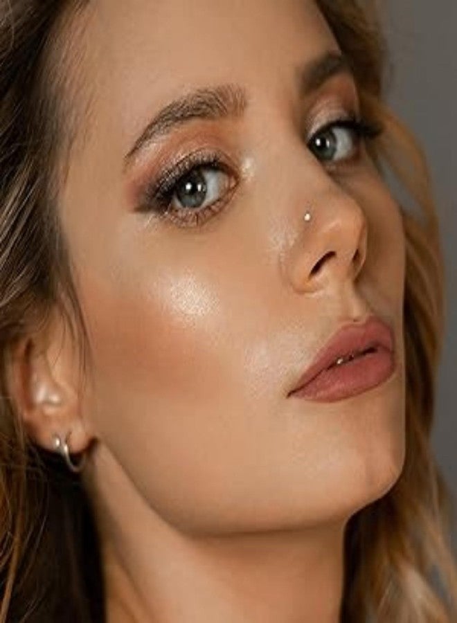 QYNSIK مجموعة دبابيس الأنف من QYNSIK Fashions، 60 قطعة، للنساء والفتيات، مصنوعة من الفولاذ الجراحي المقاوم للصدأ، مرصعة بأحجار الراين الكريستالية، مجوهرات ثقب الأنف - Image 2