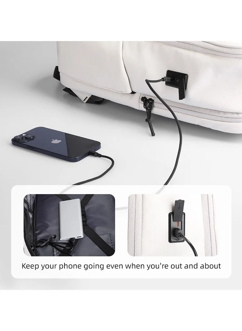 Mark Ryden  MARK RYDEN 9004 17Inch Backpack - Large Capacity, Waterproof, and USB Charging Port for Urban Commuters  | Best Price UAE