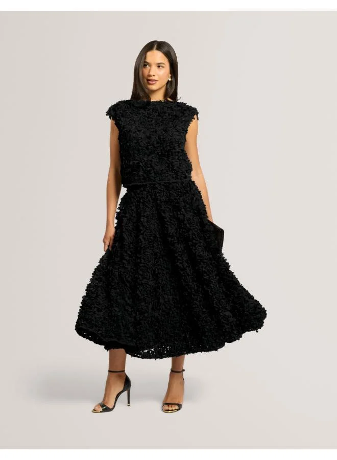 Ted Baker  Textured Fabric Full Midi Skirt for Women | Best Price UAE