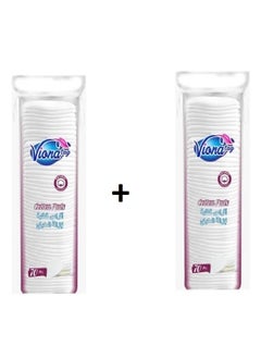 viona 70 Piece Makeup Remover Cotton Pad Set - 2Package  - Image 2