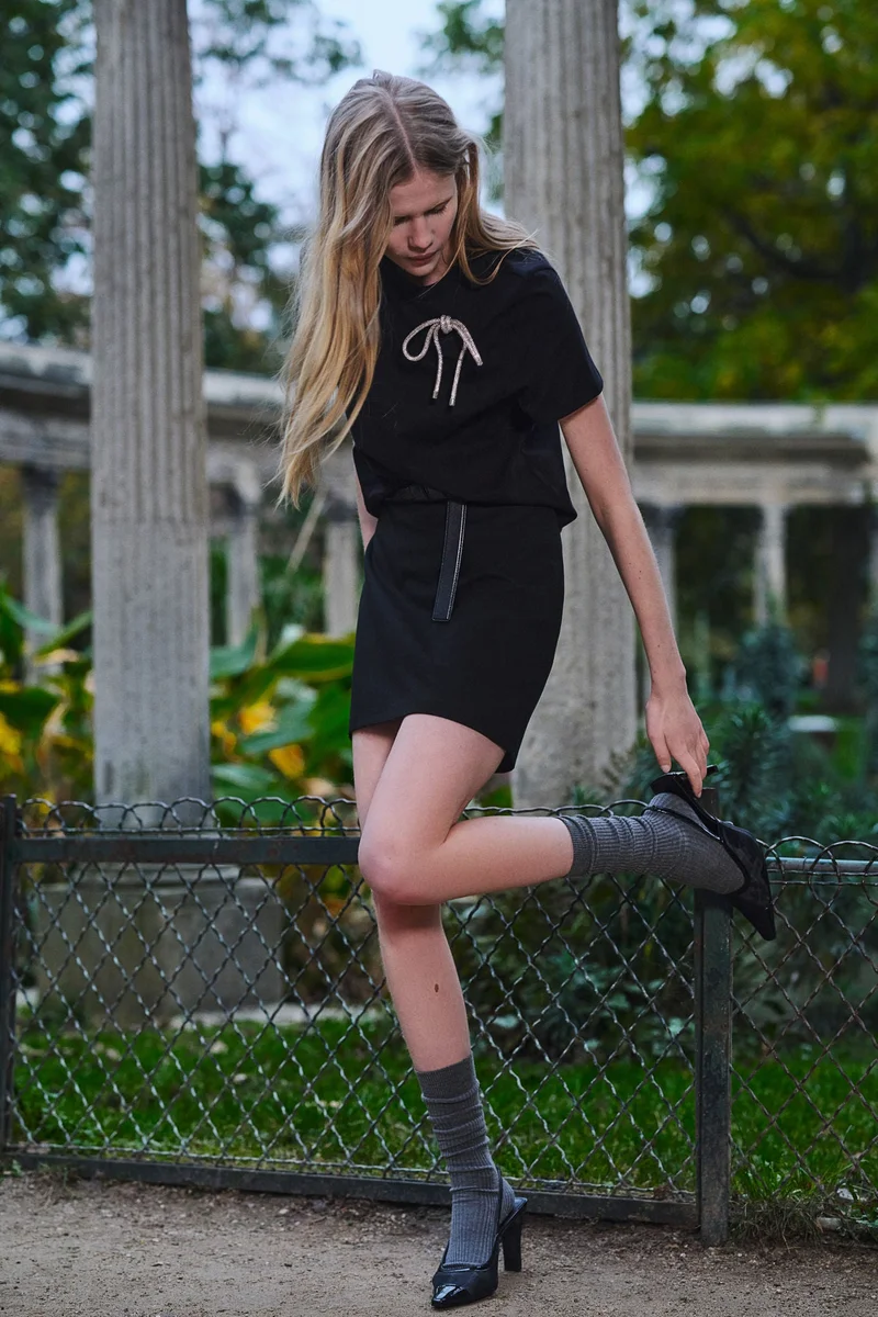 H&M Embellished T-shirt
