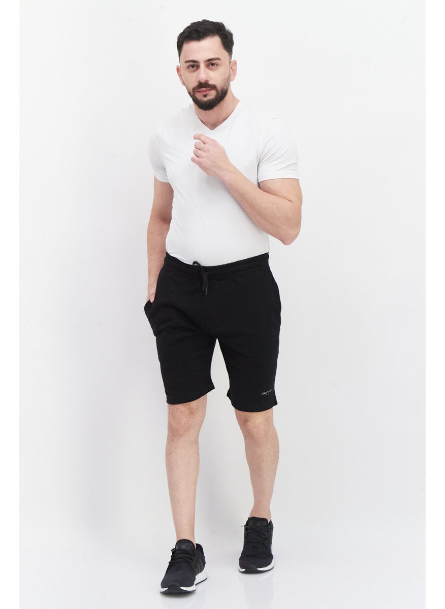 Kenneth Cole - Men Plain Pull On Basic Short, Black - Image 1