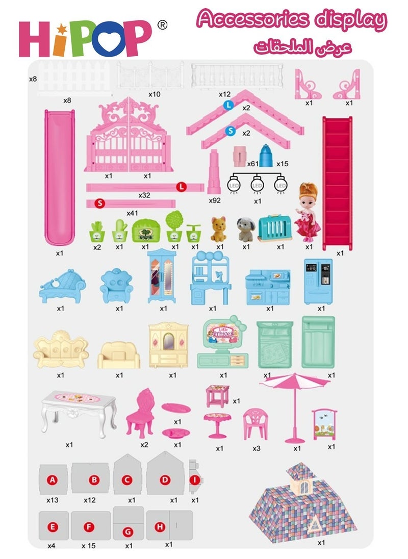 DIY Doll House,Big Size 5 Floors 19 Rooms Castle House With Decorating Dollhouse Accessories And Furniture,DIY Building Toys - pzsku/Z905BFC5CC38B451BA634Z/45/_/1698043467/b4952856-398e-4c04-87cf-1aa58bd0801b