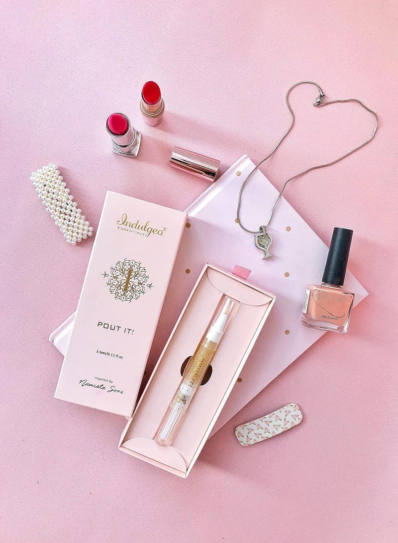 Indulgeo Essentials Pout It 24k Gold Lip Oil 3.5ml - Image 2