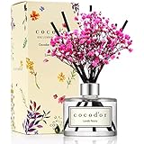 cocodor Cocod'or Cocodor Preserved Real Flower Reed Diffuser / Lovely Peony / 6.7oz(200ml) / 1 Pack / Reed Diffuser Set, Oil - Image 1