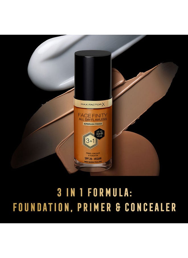 Max Factor Facefinity All Day Flawless Foundation - W89 Warm Praline  - Image 5