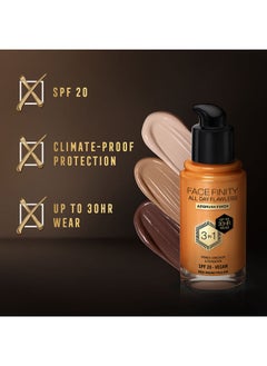 Max Factor Facefinity All Day Flawless Foundation - W89 Warm Praline  - Image 4