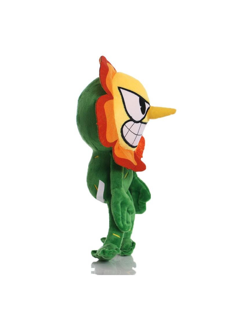 Y&D 1-Piece Cuphead Game Stuffed Toy  Cagney Carnation 25cm  - Image 3