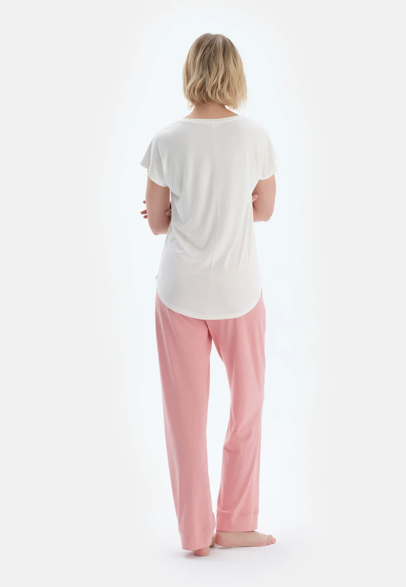 dagi 2 Pack Graphic Regular/Classic Fit Trousers Cotton Blend Sleepwear