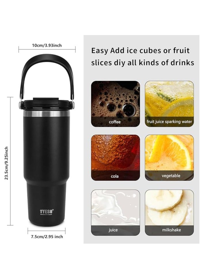 TYESO - TYESO Insulated bottle with for water, Iced Tea or Coffee, Juice and Smoothie 25 oz. - Image 1