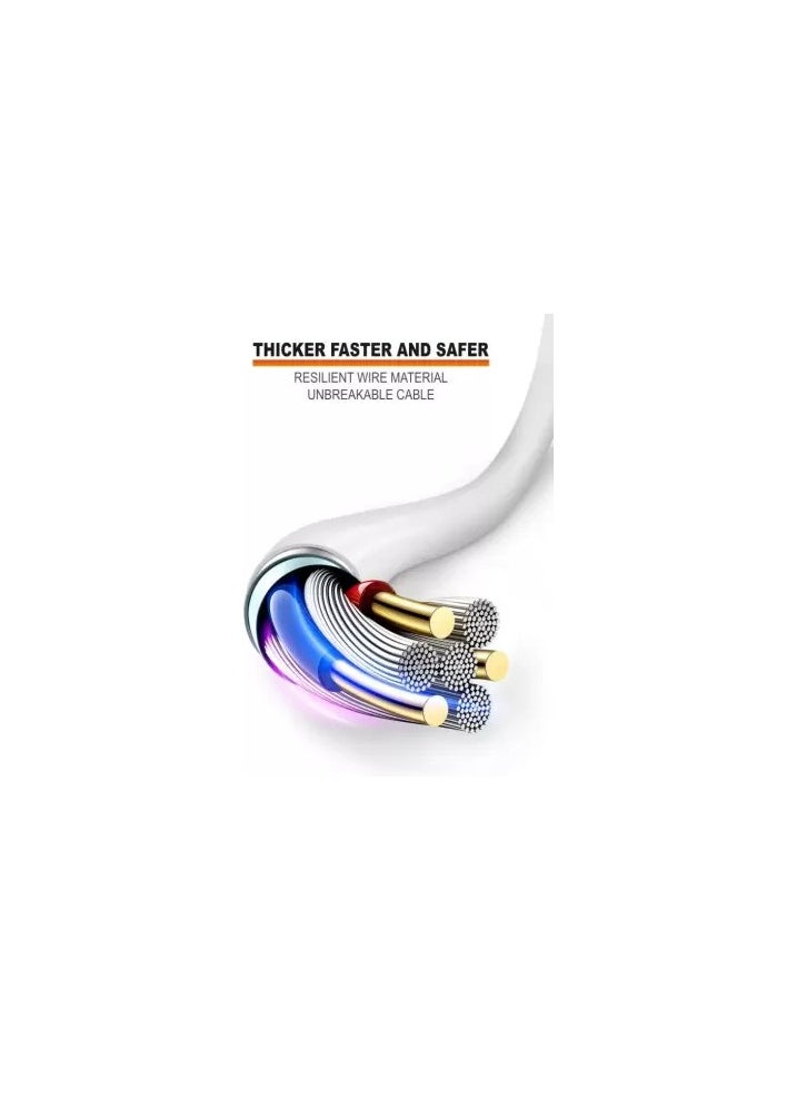 DUDAO - INET iPhone Charger Cable Lightning 120W Fast Charging (Compatible for iPhone 14/14 Pro/14 Plus/14 Pro Max, iPad Pro, iPhone 8-13 All Series) -L1PRO - Image 1