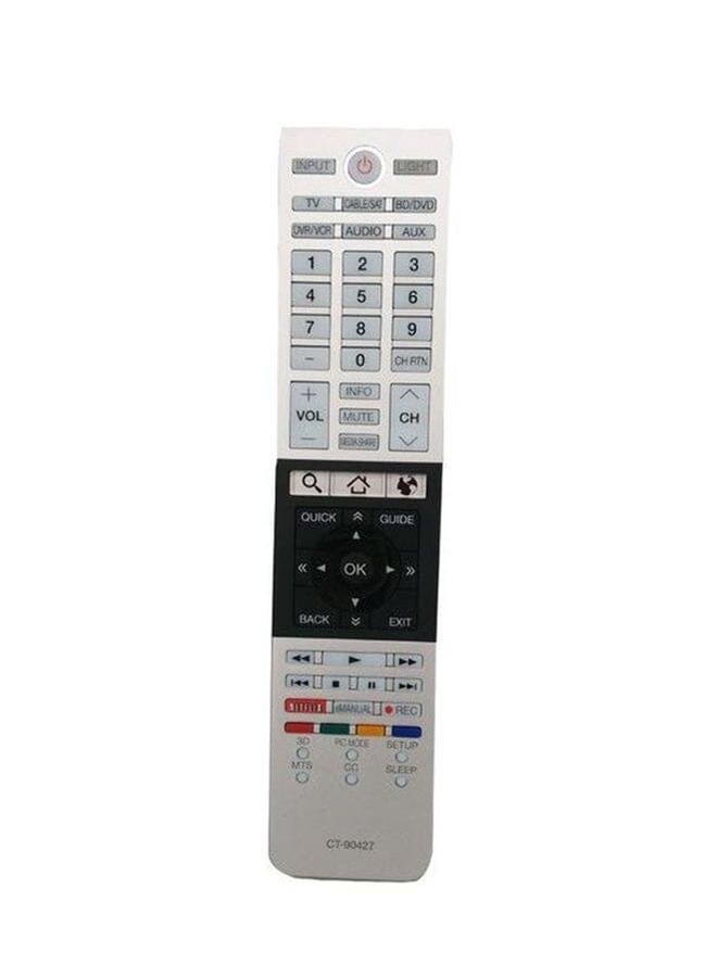 Remote Control For Toshiba Smart Tv Beige Black