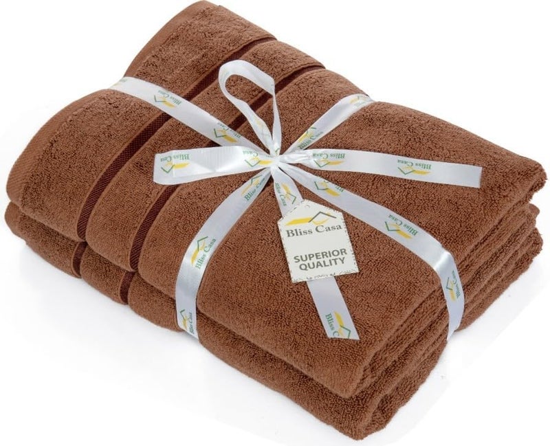 Bliss Casa Bath Sheet (2 Pack) — 80x160 cm 100% Cotton Bath Sheets, Ultra-Soft & Highly Absorbent – Quick-Dry, Hotel-Quality & Durable - Image 2