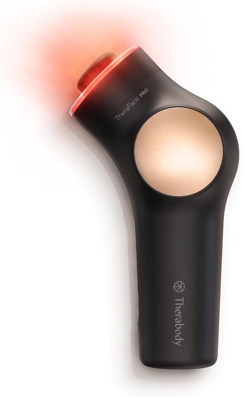 TheraFace PRO | 6-in-1 Facial Skin Care Percussive Therapy Massage - Microcurrent - Blue & Red LED from Therabody - Image 1