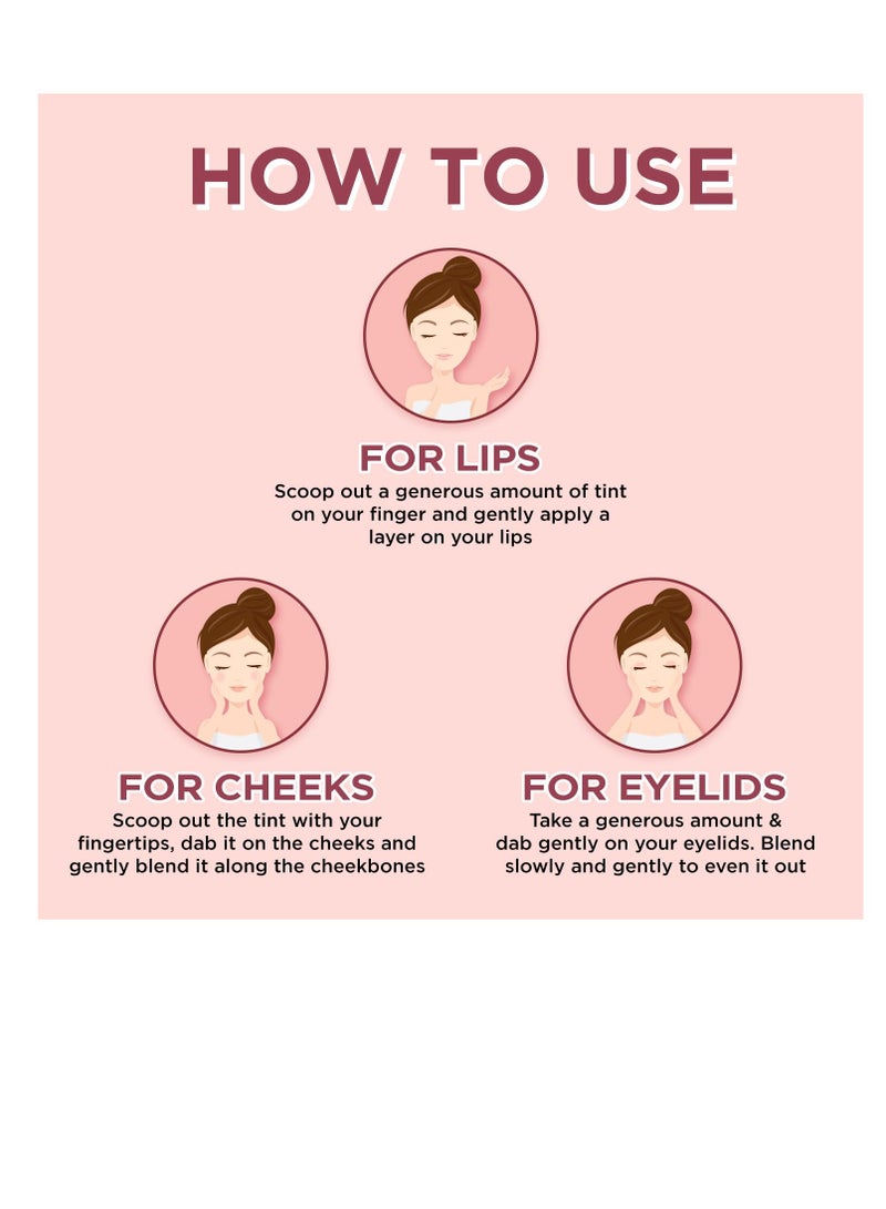 Enn Beauty Pout Lip Cheek and Eyeshadow Tint with SPF 10 withThe Goodness of Jojoba and Avocado Oil Natural Blush for Women  Long Lasting Sls and  Paraben Free Be Bliss 5gm - Image 5