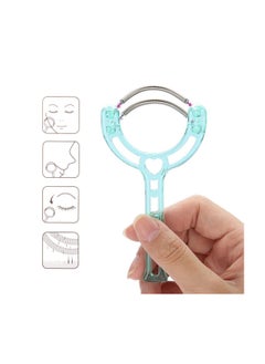 Generic Facial Hair Remover, Portable Face Lips Hair Removal Plastic Spring Device Beauty Tool for Women & Men Hair Removal Spring Threading Epilator Face Facial Hair Removal Stick (Green)  - Image 5