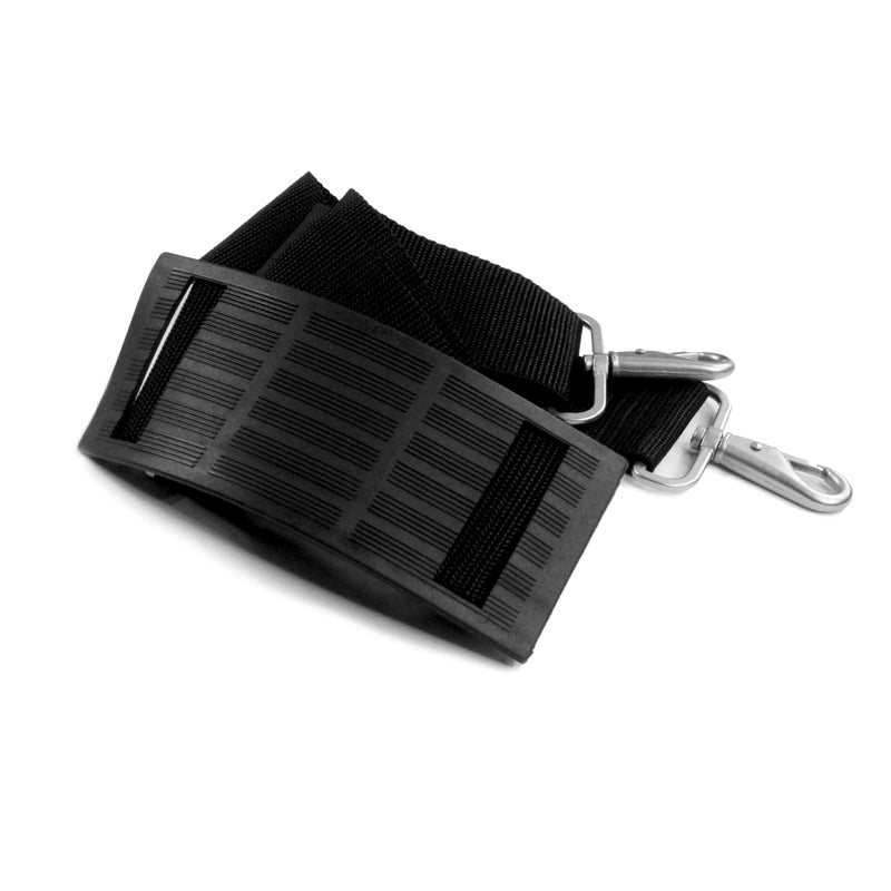 K-Cliffs Heavy Duty Cargo Duffel Large Sport Gear Drum Set Equipment Hardware Travel Bag Rooftop Rack Bag (21" x 10" x 9", Black) - Image 4