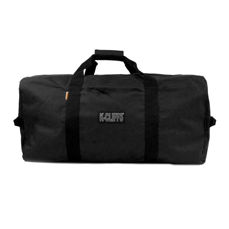 K-Cliffs Heavy Duty Cargo Duffel Large Sport Gear Drum Set Equipment Hardware Travel Bag Rooftop Rack Bag (21" x 10" x 9", Black) - Image 2