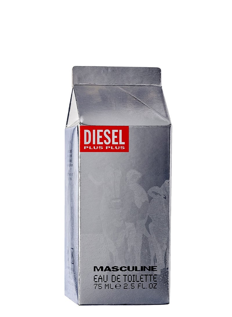 Diesel Plus Masculine by Diesel for Men Eau de Toilette 75ml, White